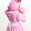 Sexy Latex Unisex Inflatable Dreamy waitress Dress Bubblegum Pink