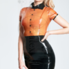 latex handmade Secretary Ultra-Micro Dress
