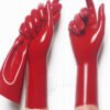 fetish gloves Short, Stretchy and Body Safe rubber Gloves chlorined 0.4mm
