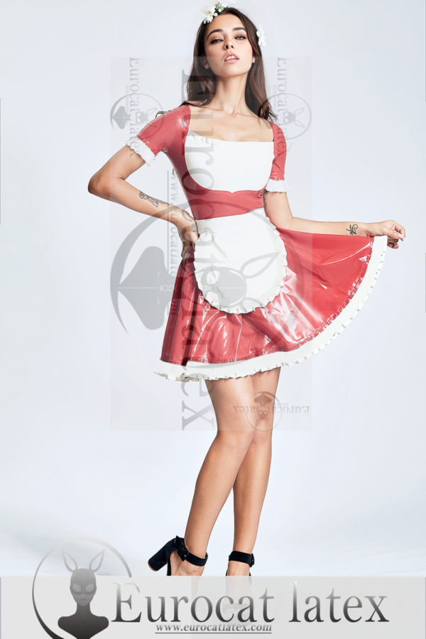 latex 'Serveur Féminin' Waitress Uniform