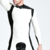 Male 'White Knight' Back Zip Catsuit
