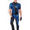 eurocat latex Male Short Sleeves Military Police Shirt