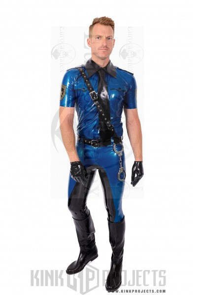 eurocat latex Male Short Sleeves Military Police Shirt