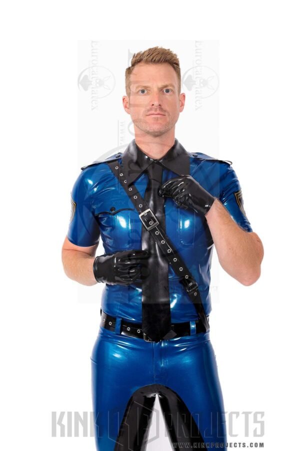 eurocat latex Male Short Sleeves Military Police Shirt