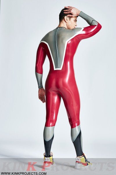 eurocat latex Male 'Dynamo' Back Zipper Catsuit