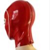 Latex Rubber Hood with trimmed face and zipper