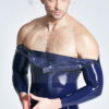 eurocat latex Male Shoulder-zip Catsuit