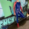 Male 'Sportsman' Round Neck Catsuit With Codpiece