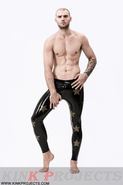 eurocat latex Male 'Star-Spangled' Leggings