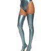 Stockings Stella latex Metallic Blue