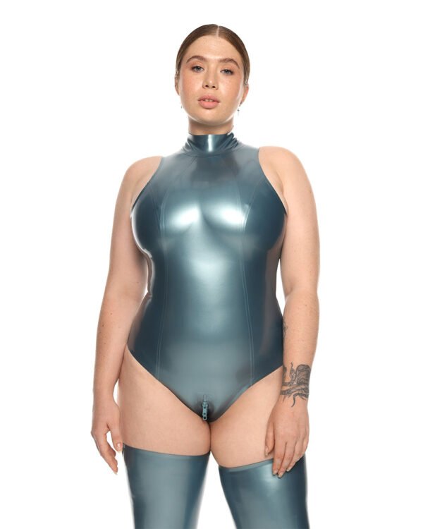 latex handmade Body Stella Metallic Blue