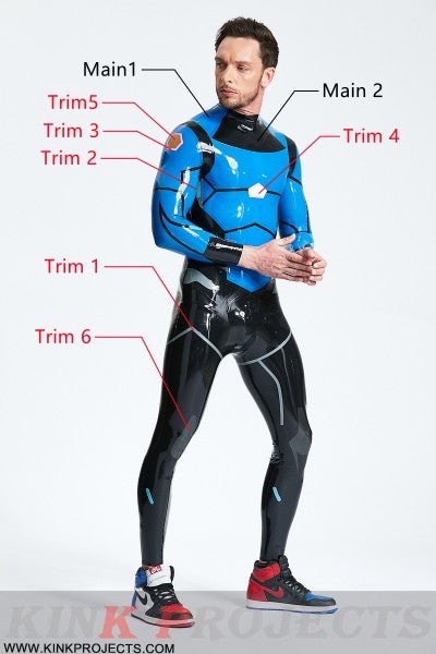 eurocat latex Male 'Cetus' Catsuit