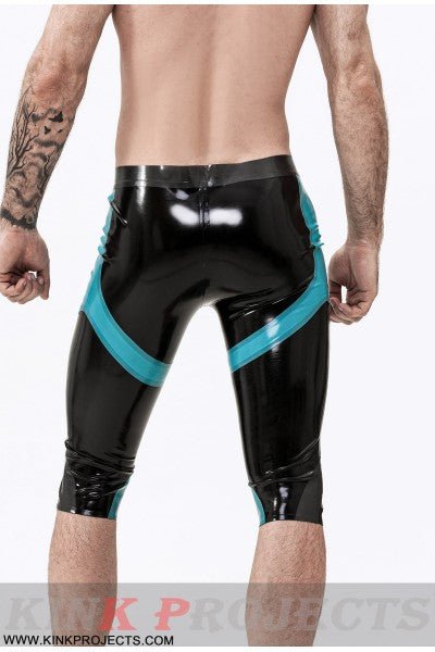 eurocat latex Male 'Crossways' rubber Knee-Length Leggings