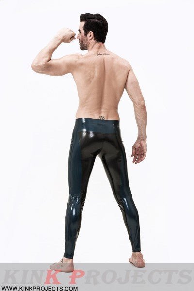eurocat latex Male 'Two-Tones' rubber Tights