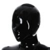 100% Latex Hood Only Open Nose Holes Rubber Mask Back Zipper Club Wear Costume