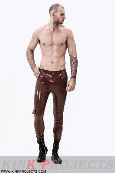 eurocat latex Male rubber 'Cargo' Pocketed Jeans