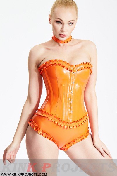latex handmade shorts