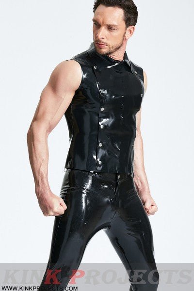 eurocat latex Male Double-Breasted Sleeveless Vest